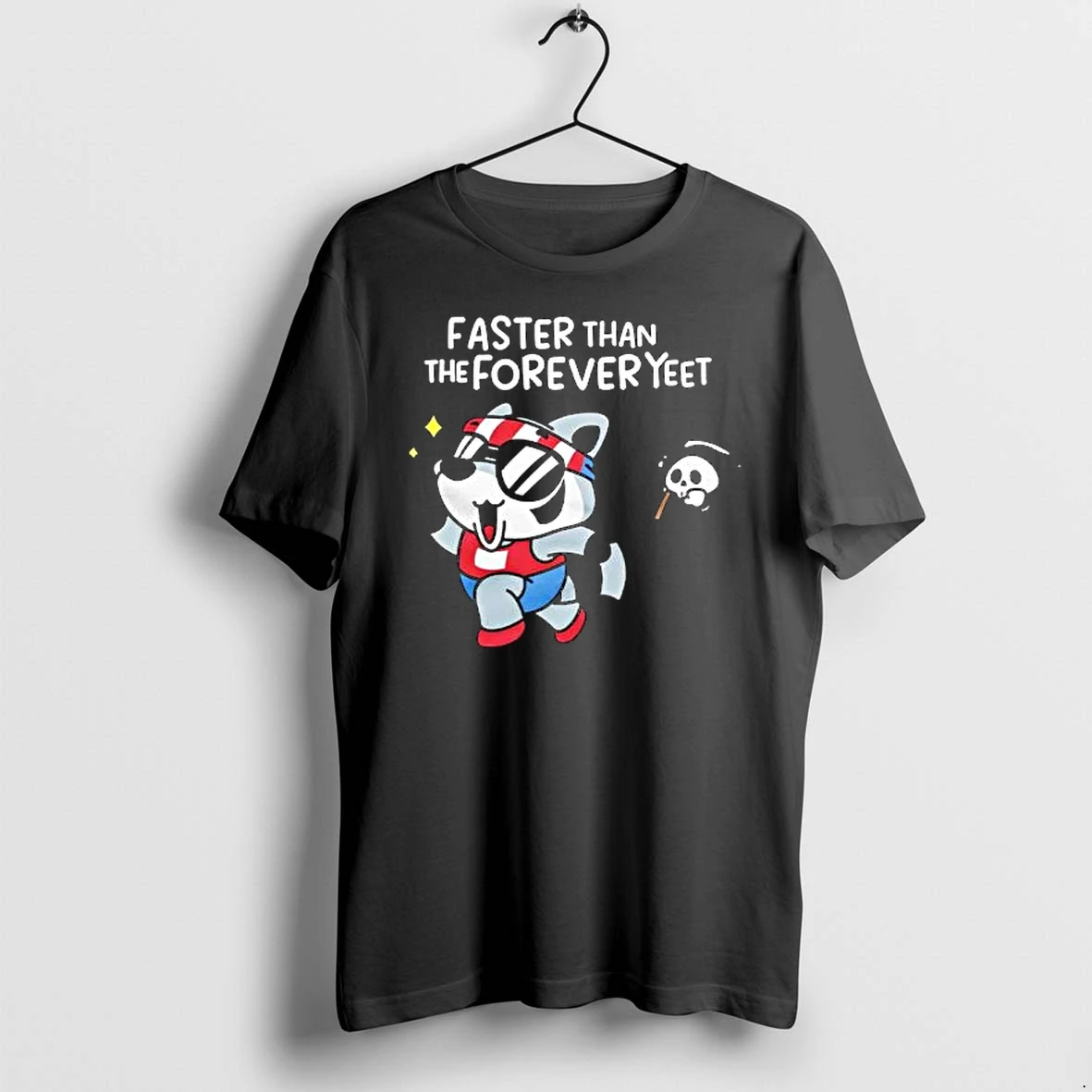 Officials Faster Than The Forever Yeet Raccoon Funny Animal Premium T Shirt Sweatshirt Hoodie