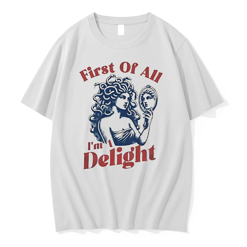 Officials First Of All Im A Delight Medusa Gorgon Tee Premium T Shirt Sweatshirt Hoodie