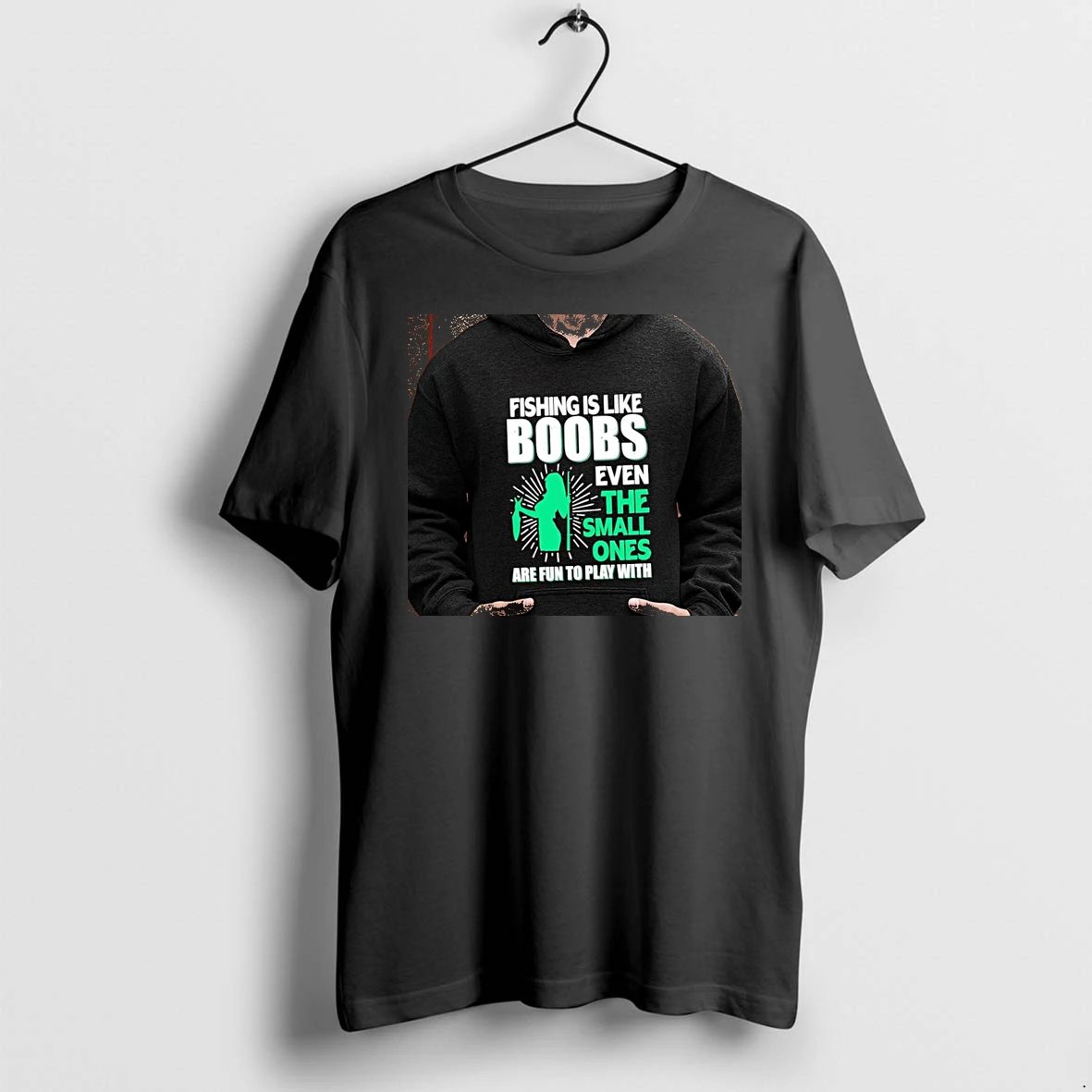 Officials Fishing Is Like Boobs Even The Small Ones Are Fun To Play With Funny Angler Premium T Shirt Sweatshirt Hoodie