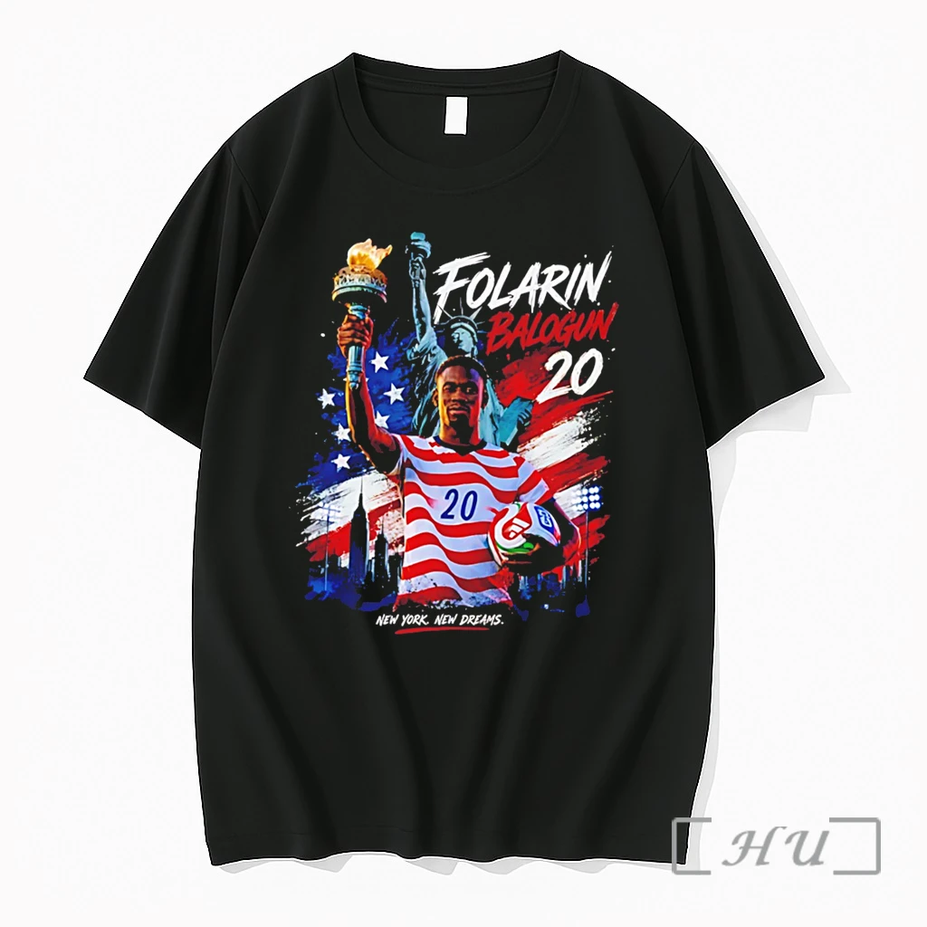 Officials Folarin Balogun Usa Soccer New York New Dreams Tee Premium T Shirts Sweater Hoodie