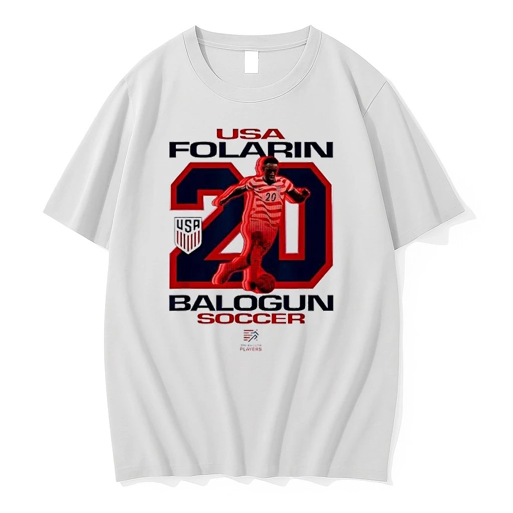 Officials Folarin Balogun Usa Soccer No 20 Us National Soccer Players Premium T Shirt Sweatshirt Hoodie
