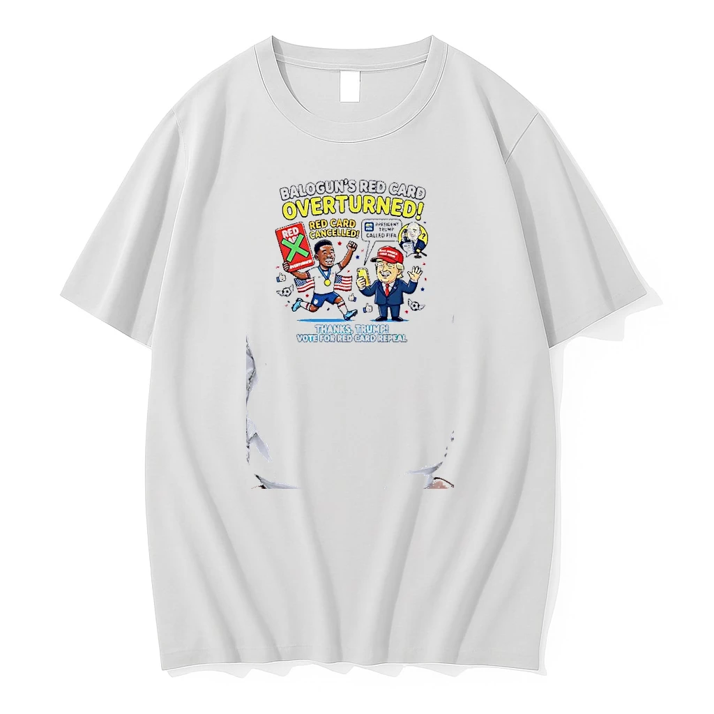 Officials Folarin Balogun Usmnt Donald Trump Baloguns Red Card Overturned Thanks Trump Premium T Shirt Sweatshirt Hoodie