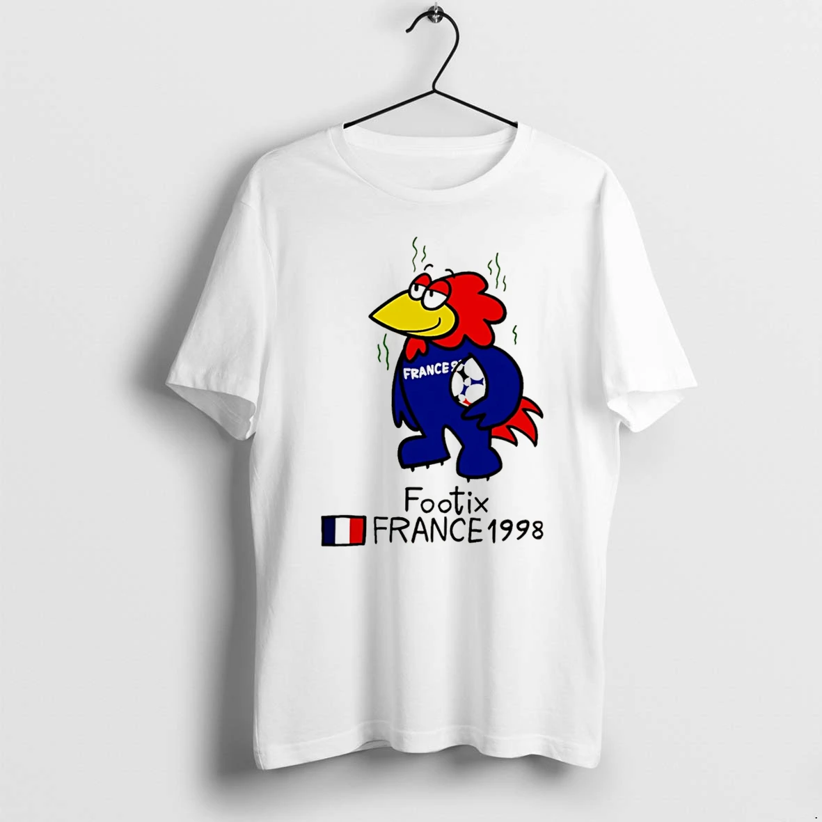 Officials Footix France 1998 World Cup Mascot French Football Tee Premium T Shirt Sweatshirt Hoodie