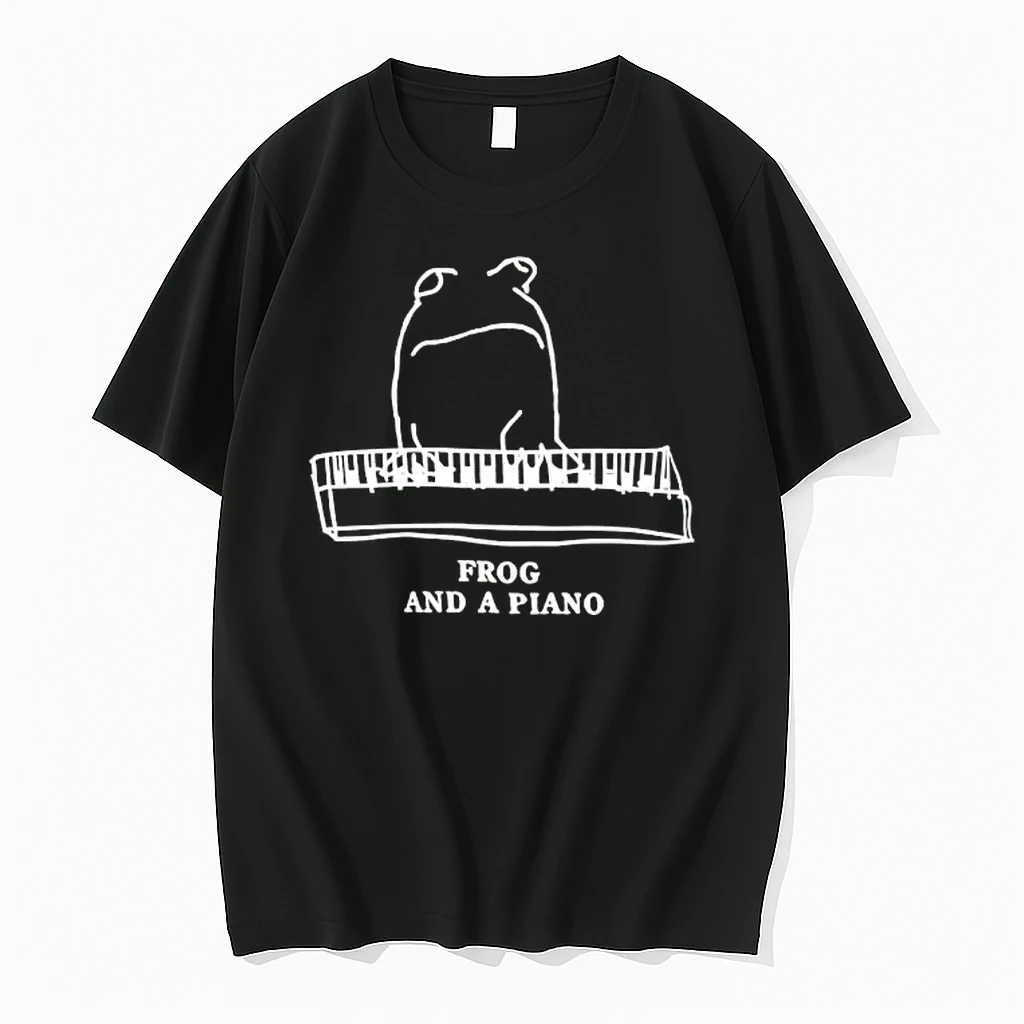 Officials Frog And A Piano Funny Animal Music Premium T Shirt Sweatshirt Hoodie