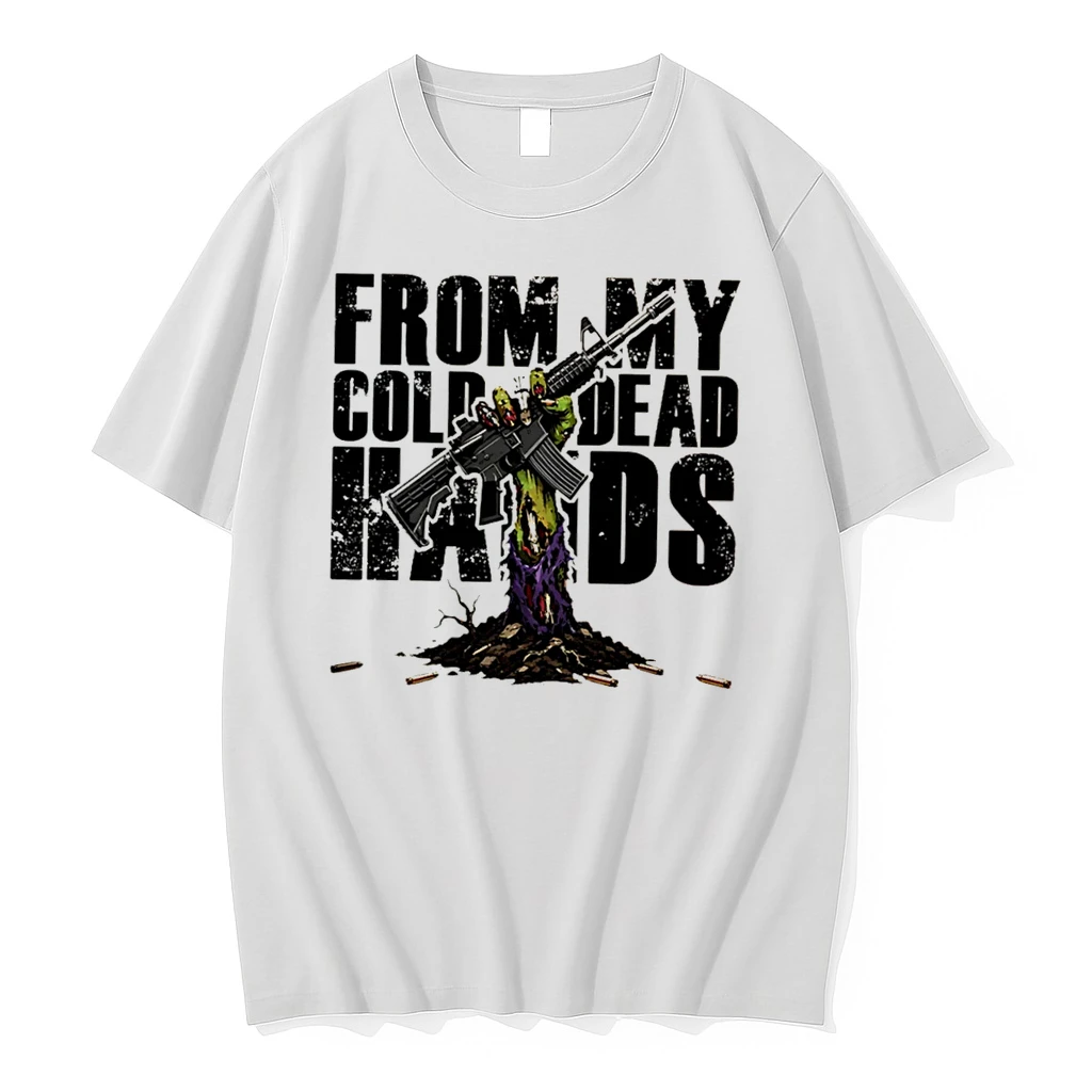 Officials From My Cold Dead Hands Shield Republic Zombie Hand Rifle Tee Premium T Shirt Sweatshirt Hoodie