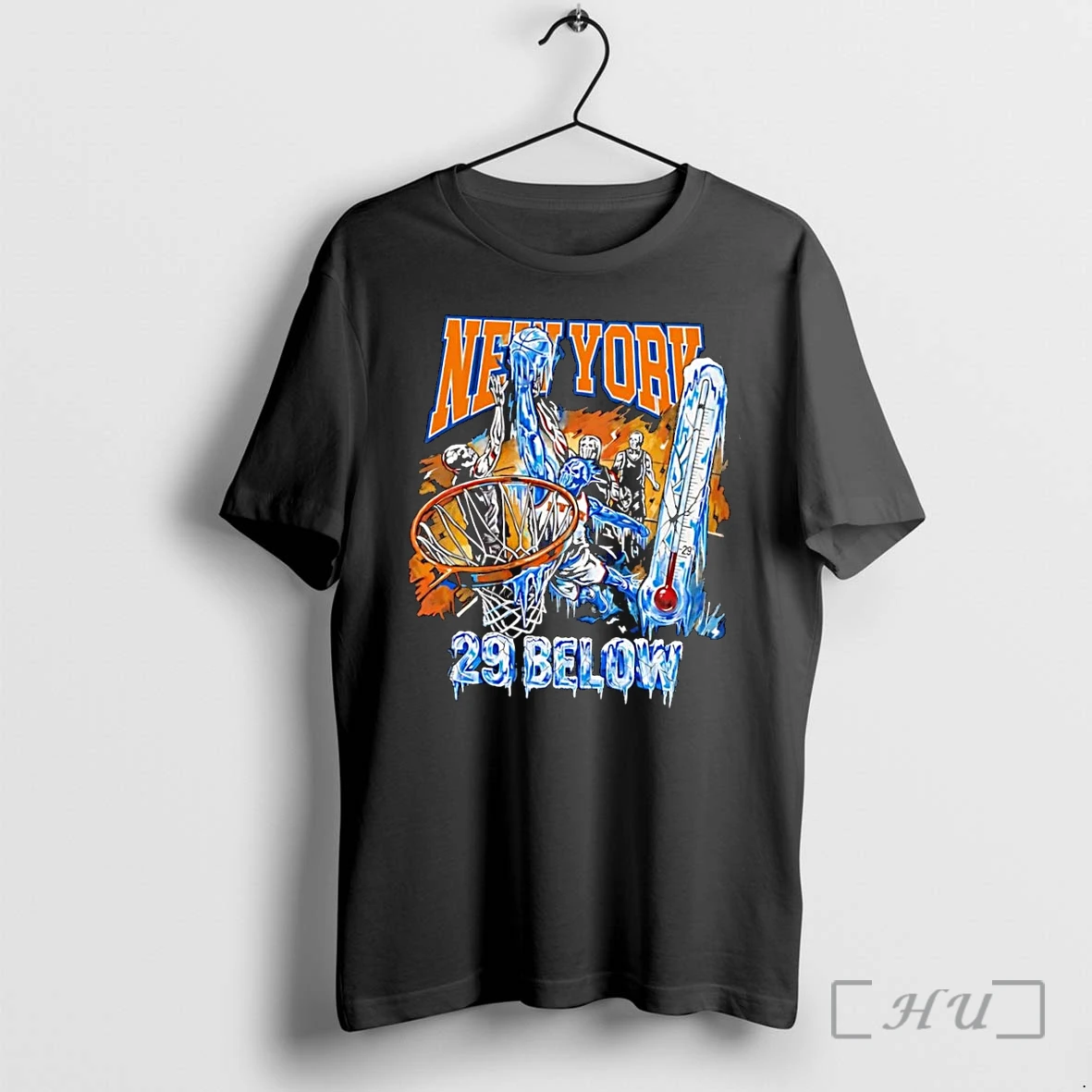 Officials Frozen Court New York 29 Below Basketball Skull Players Black Premium T Shirts Sweater Hoodie