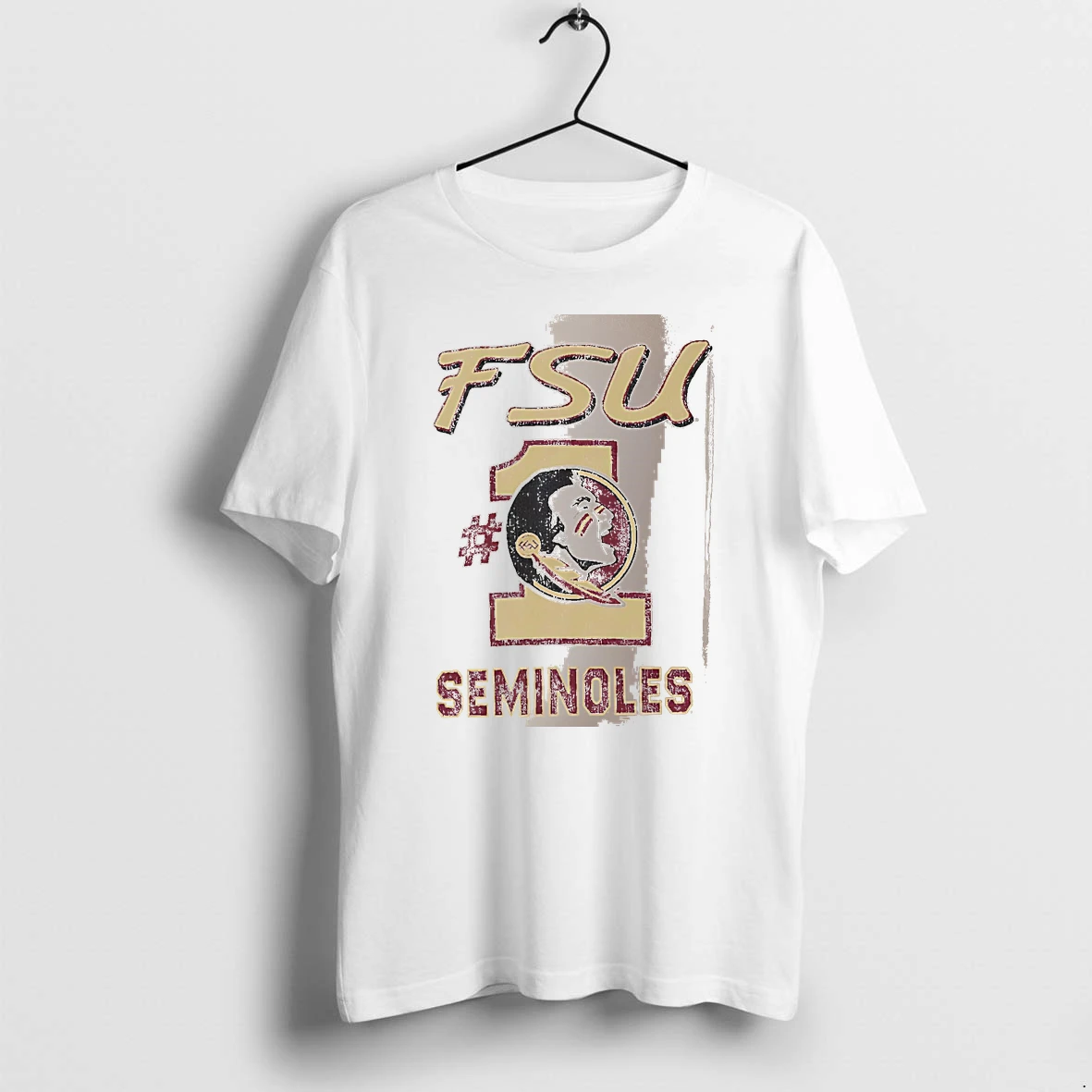 Officials Fsu 1 Seminoles Florida State University Mascot Logo White Premium T Shirt Sweatshirt Hoodie