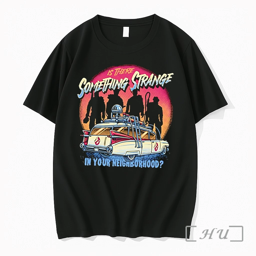 Officials Ghostbusters Hunting Is There Something Strange In Your Neighborhood Black Premium T Shirts Sweater Hoodie