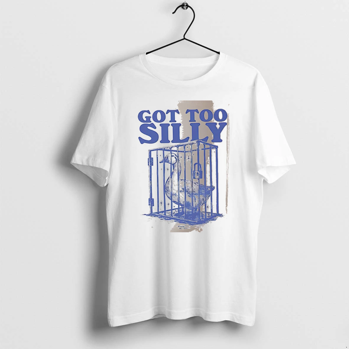Officials Got Too Silly Goose In A Cage White Premium T Shirt Sweatshirt Hoodie