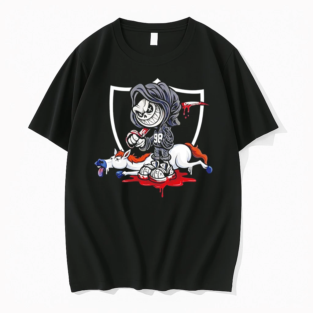 Officials Grim Reaper 98 Raiders Raider Nation Football Art Tee Premium T Shirt Sweatshirt Hoodie