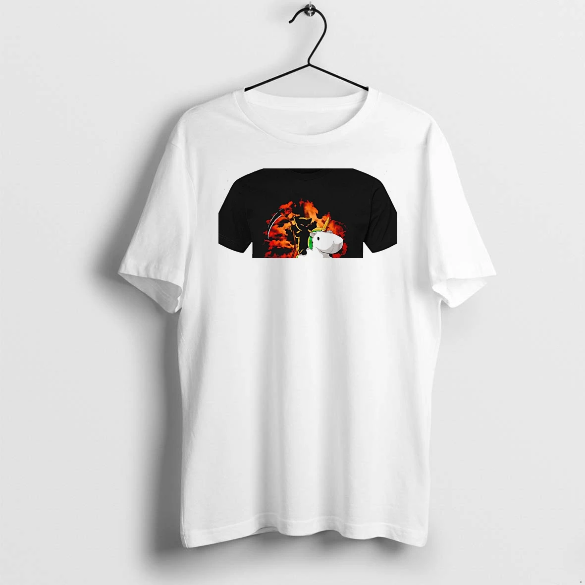Officials Grim Reaper Cat Riding A Unicorn Behold A Pale Horse Premium T Shirt Sweatshirt Hoodie