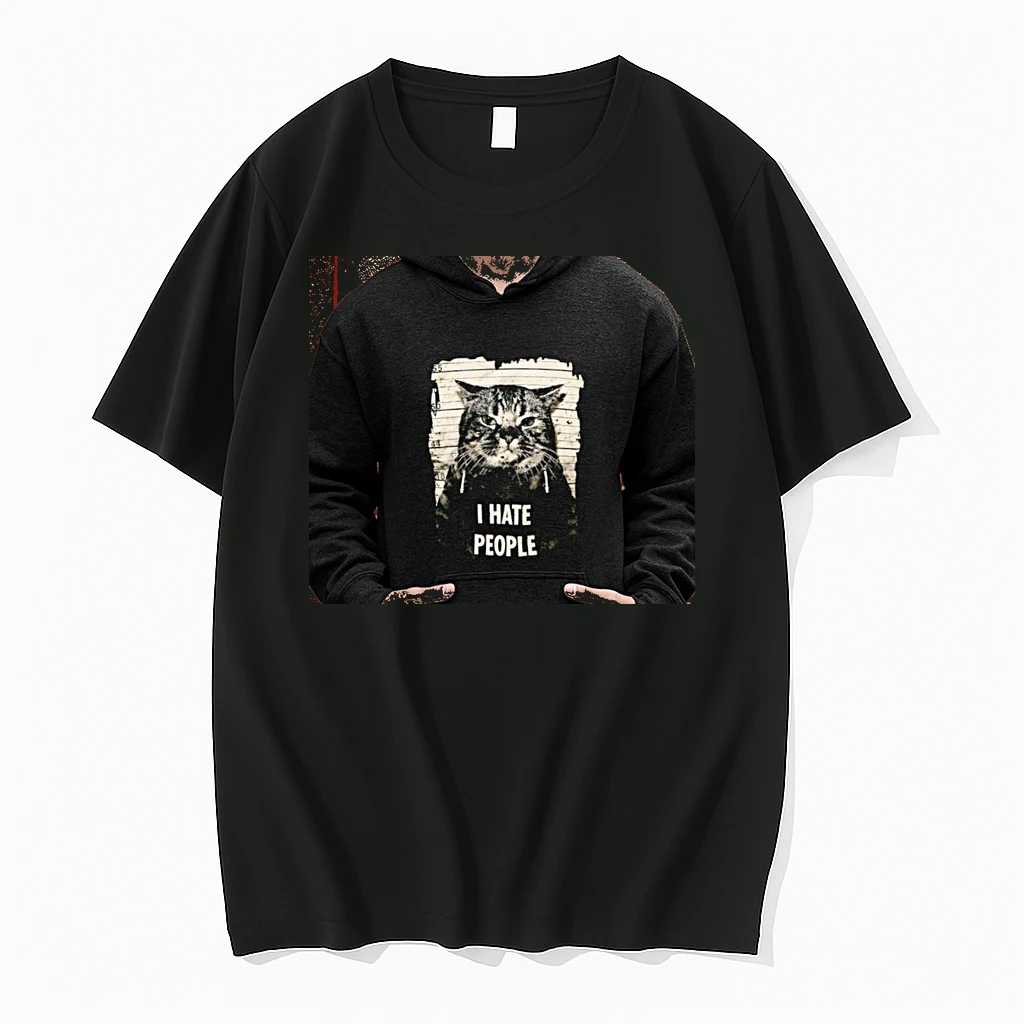 Officials Grumpy Cat Mugshot I Hate People Animal Meme Premium T Shirt Sweatshirt Hoodie