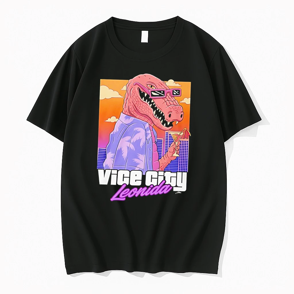 Officials Gta 6 Jason Vice City Leonida Alligator Tee Premium T Shirt Sweatshirt Hoodie