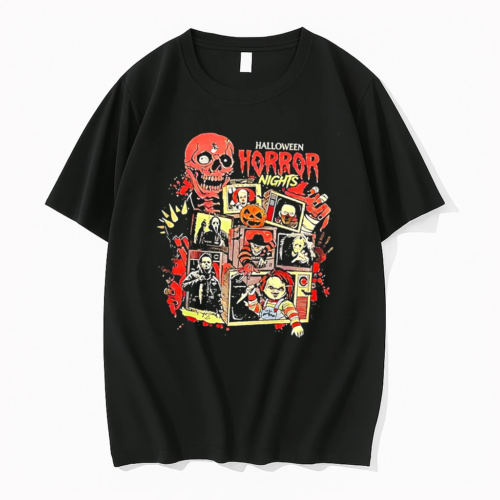 Officials Halloween Horror Nights Collage Slasher Tee Premium T Shirt Sweatshirt Hoodie