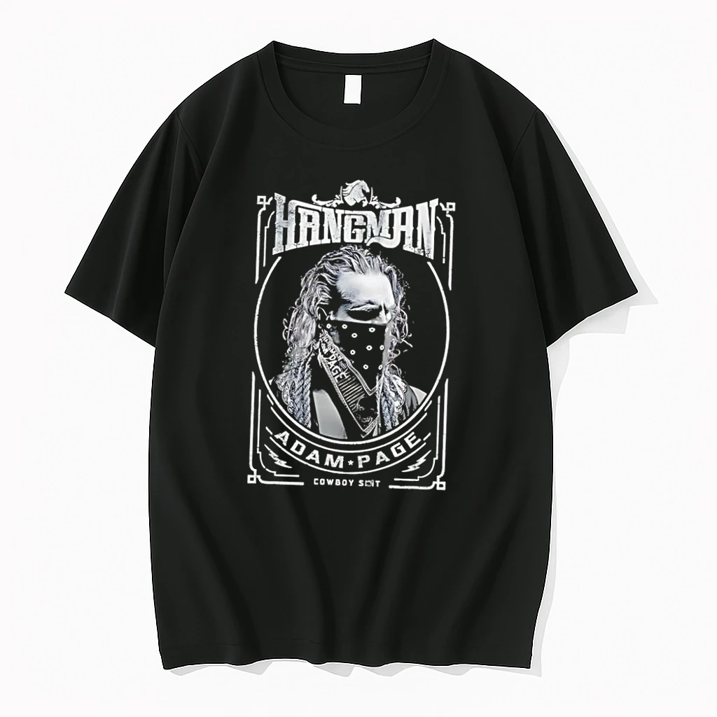 Officials Hangman Adam Page Western Graphic Apparel Aew Black Premium T Shirt Sweatshirt Hoodie
