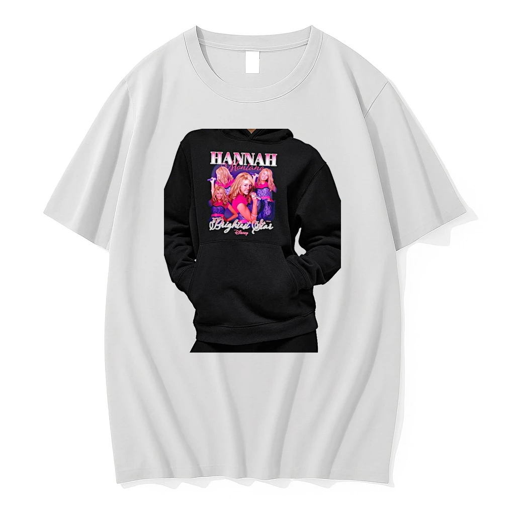 Officials Hannah Montana Brightest Star Disney Miley Cyrus Music Premium T Shirt Sweatshirt Hoodie