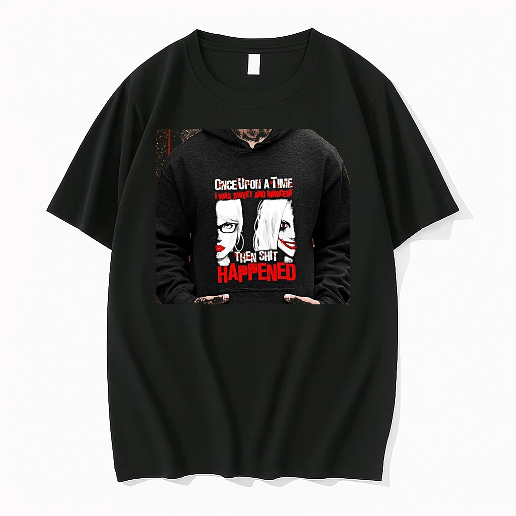 Officials Harley Quinn Dc Comics Once Upon A Time I Was Sweet And Innocent Then Shit Happended Premium T Shirt Sweatshirt Hoodie