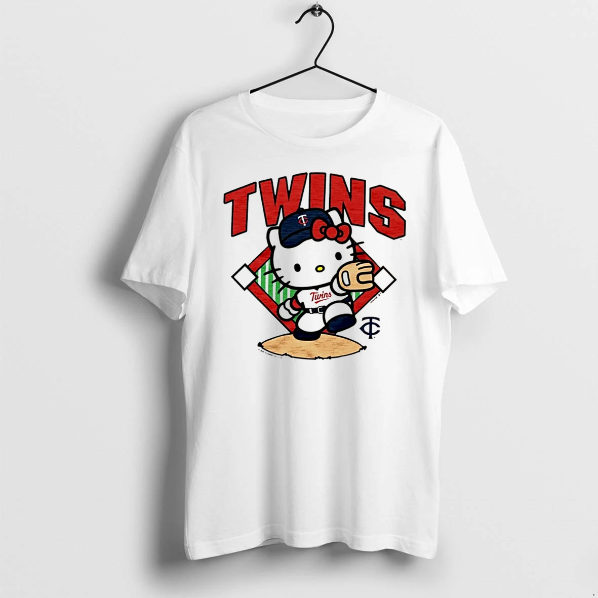 Officials Hello Kitty Minnesota Twins Baseball Distressed Mlb Player Cartoon Tee Premium T Shirt Sweatshirt Hoodie