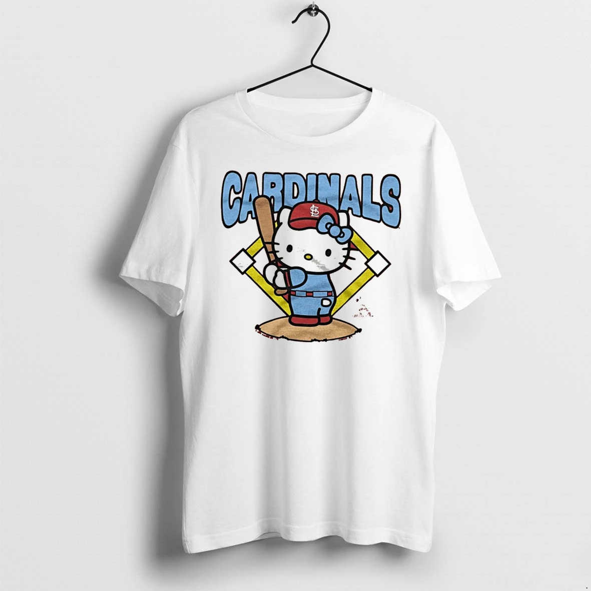 Officials Hello Kitty St Louis Cardinals Batter Up Mlb Player Cartoon Tee Premium T Shirt Sweatshirt Hoodie