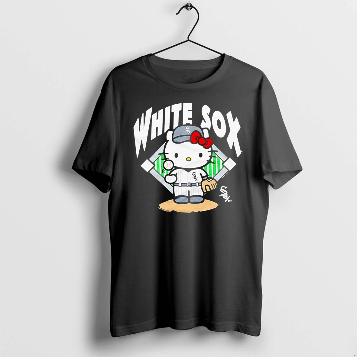 Officials Hello Kitty X Chicago White Sox Toss Premium T Shirt Sweatshirt Hoodie