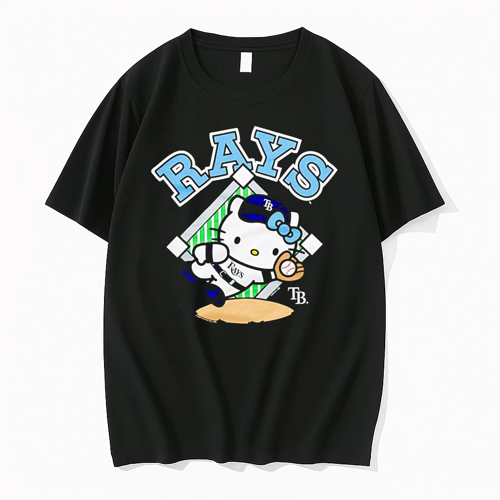 Officials Hello Kitty X Tampa Bay Rays Catch Premium T Shirt Sweatshirt Hoodie