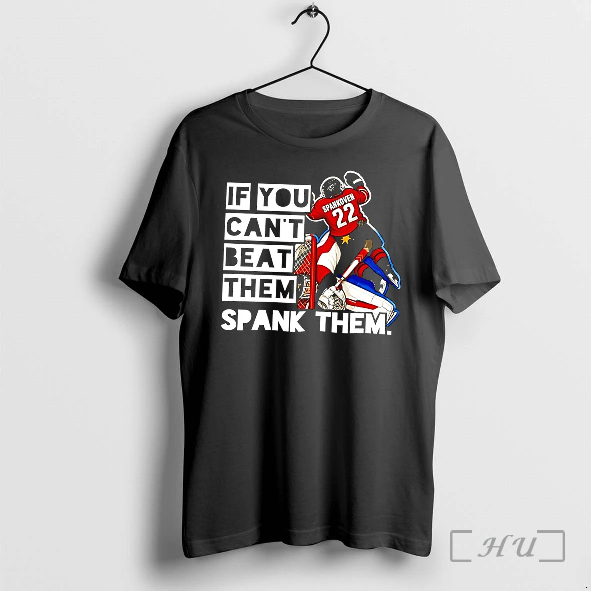 Officials Hockey Apparel If You Cant Beat Them Spank Them Black Premium T Shirts Sweater Hoodie