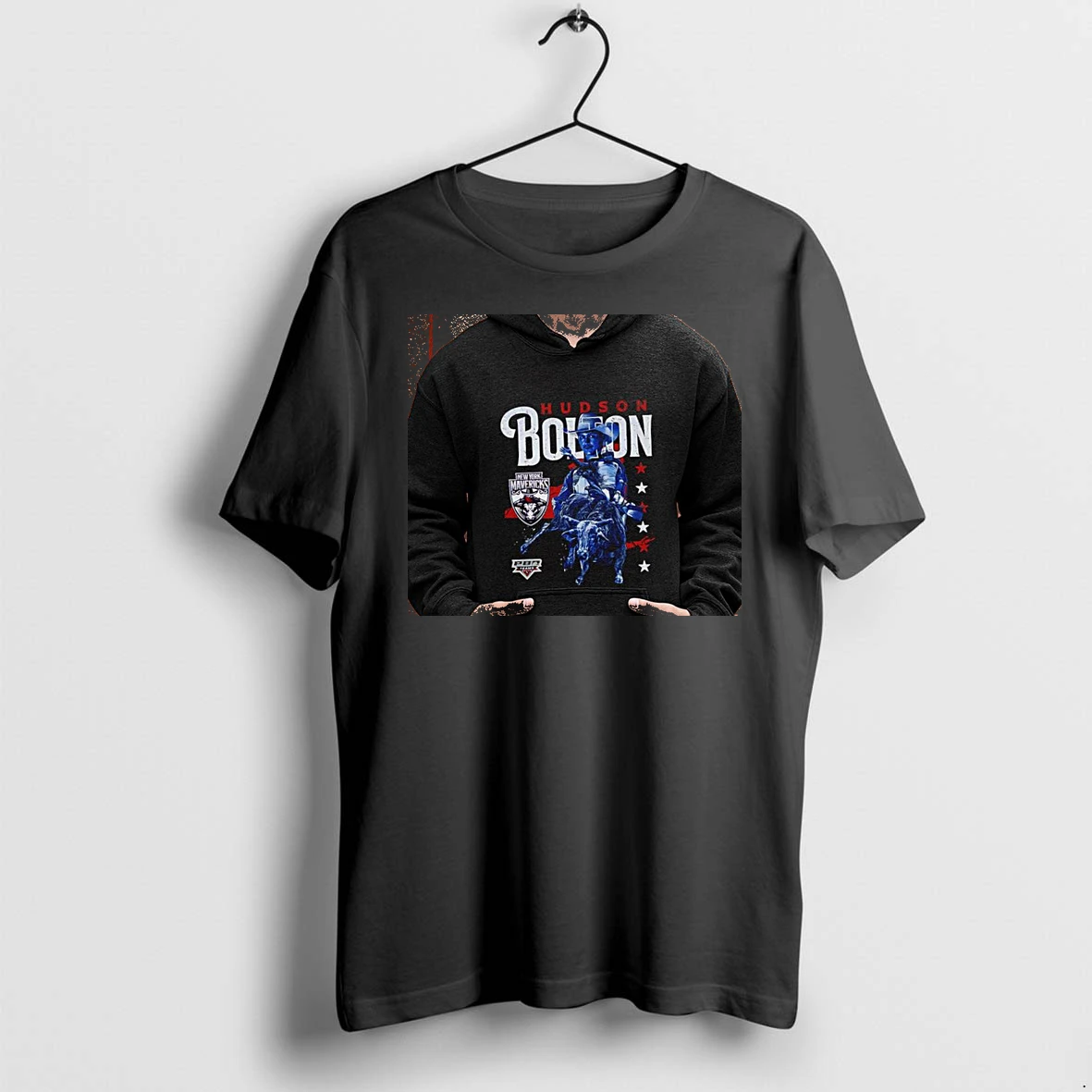 Officials Hudson Bolton New York Mavericks Professional Bull Riders Premium T Shirt Sweatshirt Hoodie