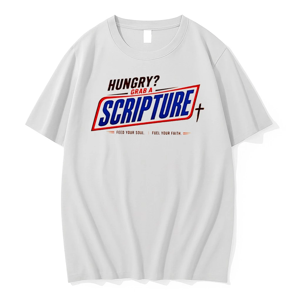 Officials Hungry Grab A Scripture Feed Your Soul Fuel Your Faith Tee Premium T Shirt Sweatshirt Hoodie