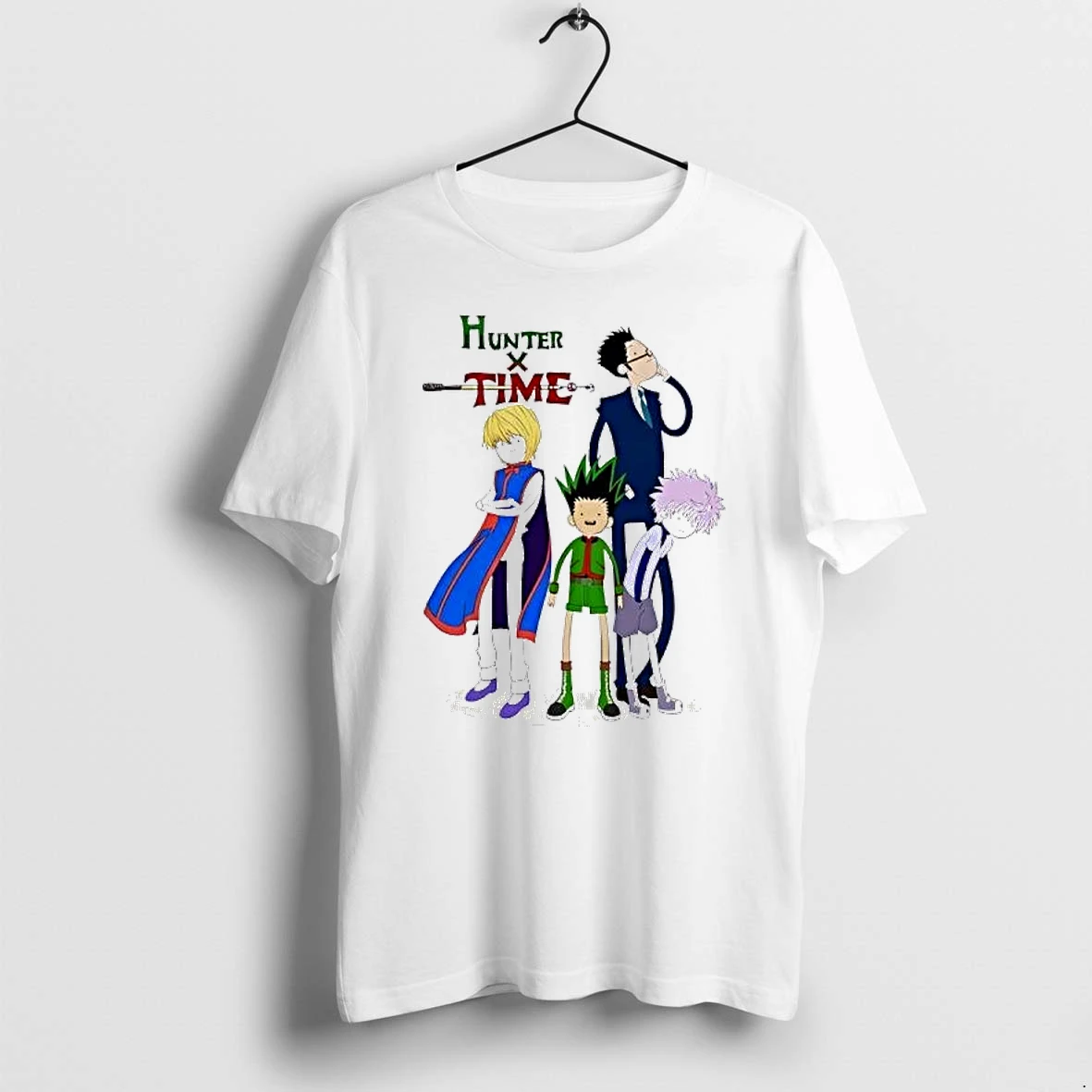 Officials Hunter X Time Adventure Time Hunter X Hunter Mashup Premium T Shirt Sweatshirt Hoodie