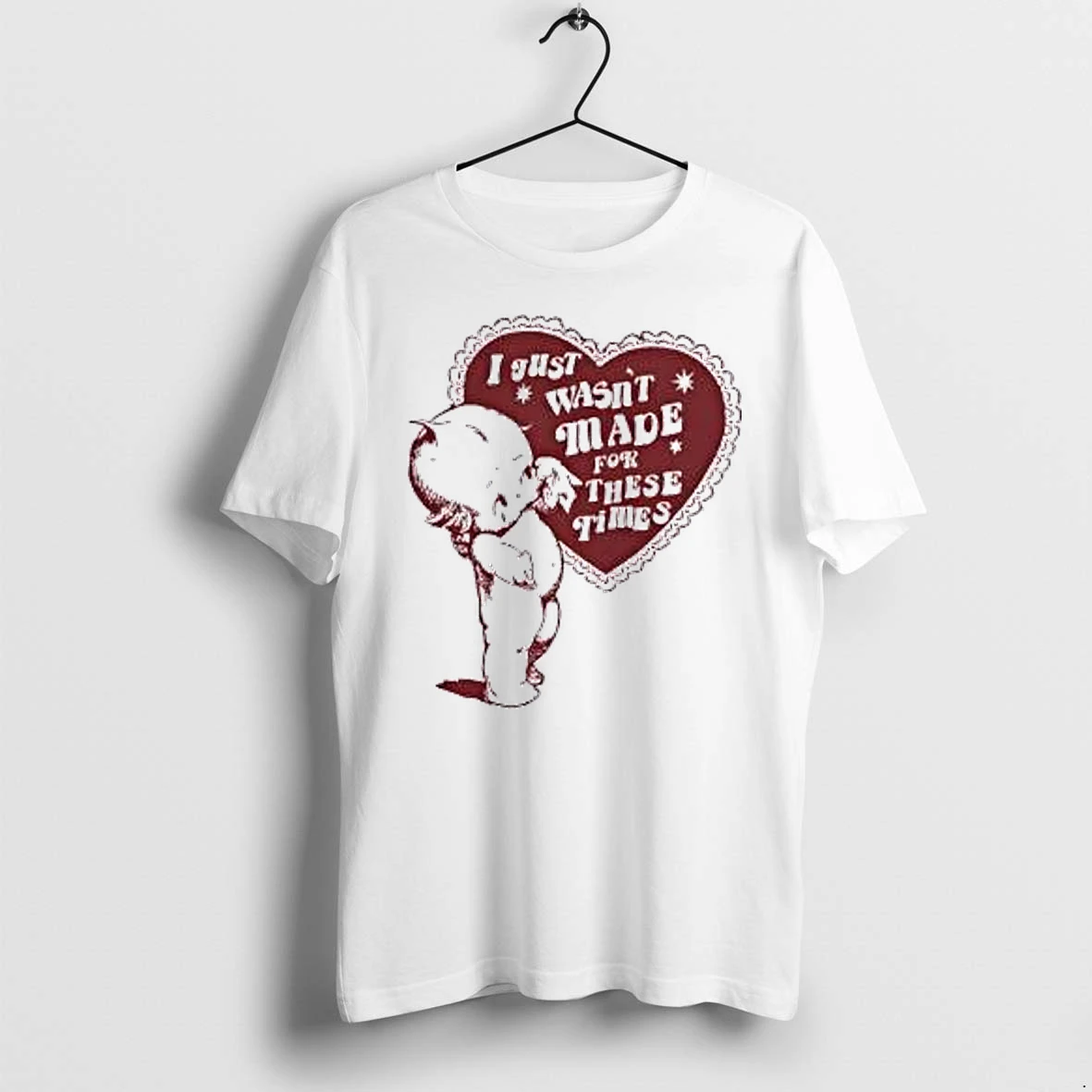 Officials I Just Wasnt Made For These Times Kewpie Doll Premium T Shirt Sweatshirt Hoodie