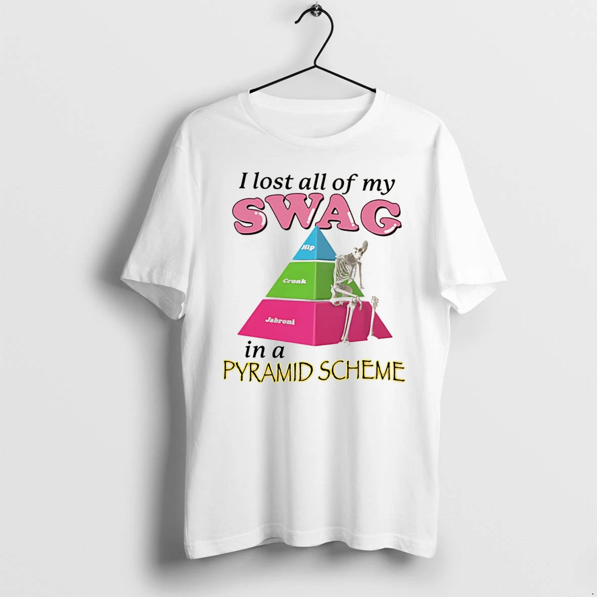 Officials I Lost All My Swag In A Pyramid Scheme Tee Premium T Shirt Sweatshirt Hoodie