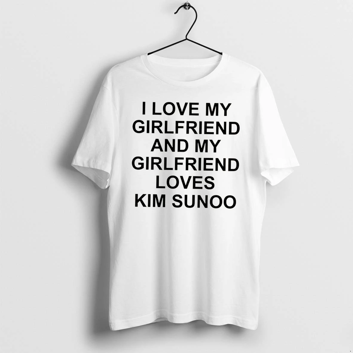 Officials I Love My Girlfriend And My Girlfriend Loves Kim Sunoo Tee Premium T Shirt Sweatshirt Hoodie