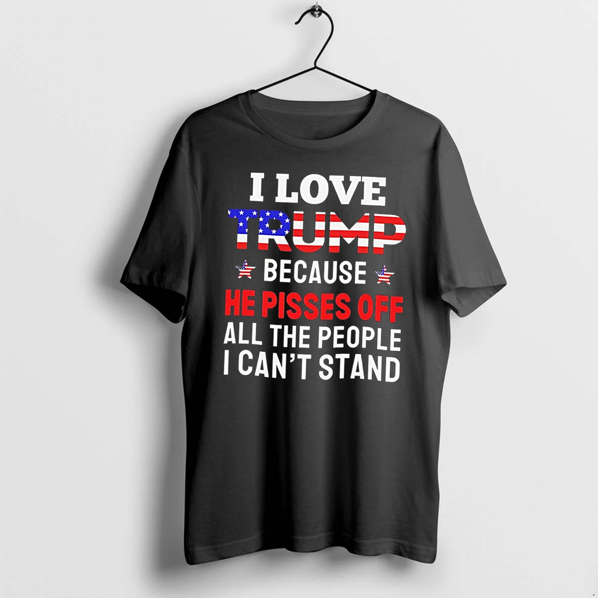 Officials I Love Trump Because He Pisses Off Tee Premium T Shirt Sweatshirt Hoodie