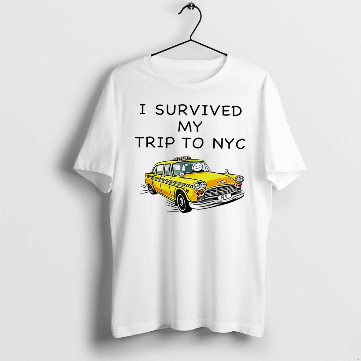 Officials I Survived My Trip To Nyc New York City Yellow Taxi Tee Premium T Shirt Sweatshirt Hoodie