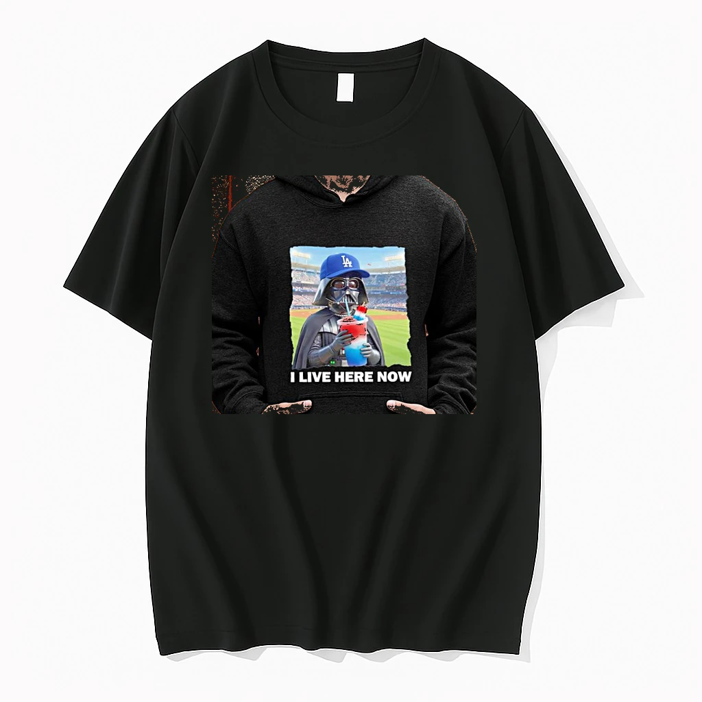 Officials I Live Here Now Darth Vader X Los Angeles Dodgers Shaved Ice Drinks Premium T Shirt Sweatshirt Hoodie