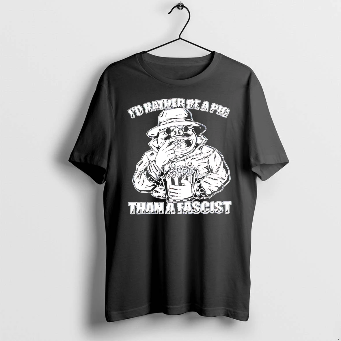 Officials Id Rather Be A Pig Than A Fascist Porco Rosso Premium T Shirt Sweatshirt Hoodie