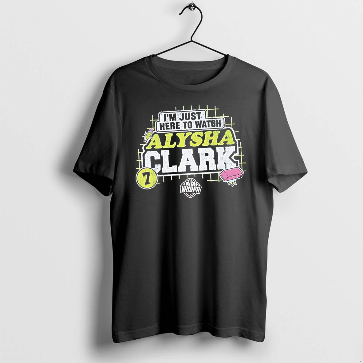 Officials Im Just Here To Watch Alysha Clark Dallas Wings Wnba Tee Premium T Shirt Sweatshirt Hoodie