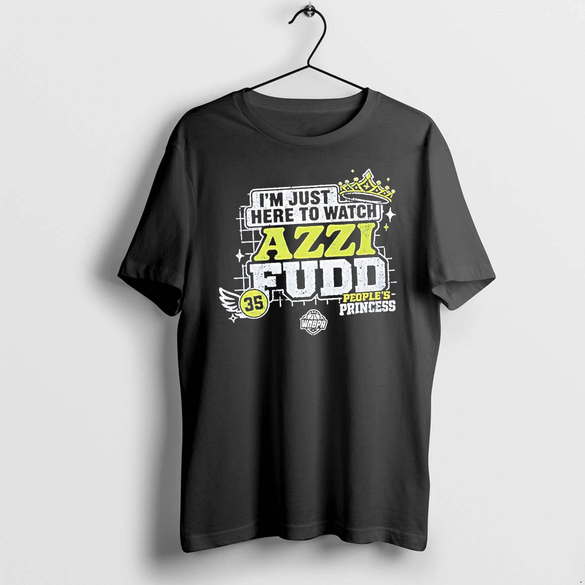 Officials Im Just Here To Watch Azzi Fudd Dallas Wings Wnba Tee Premium T Shirt Sweatshirt Hoodie