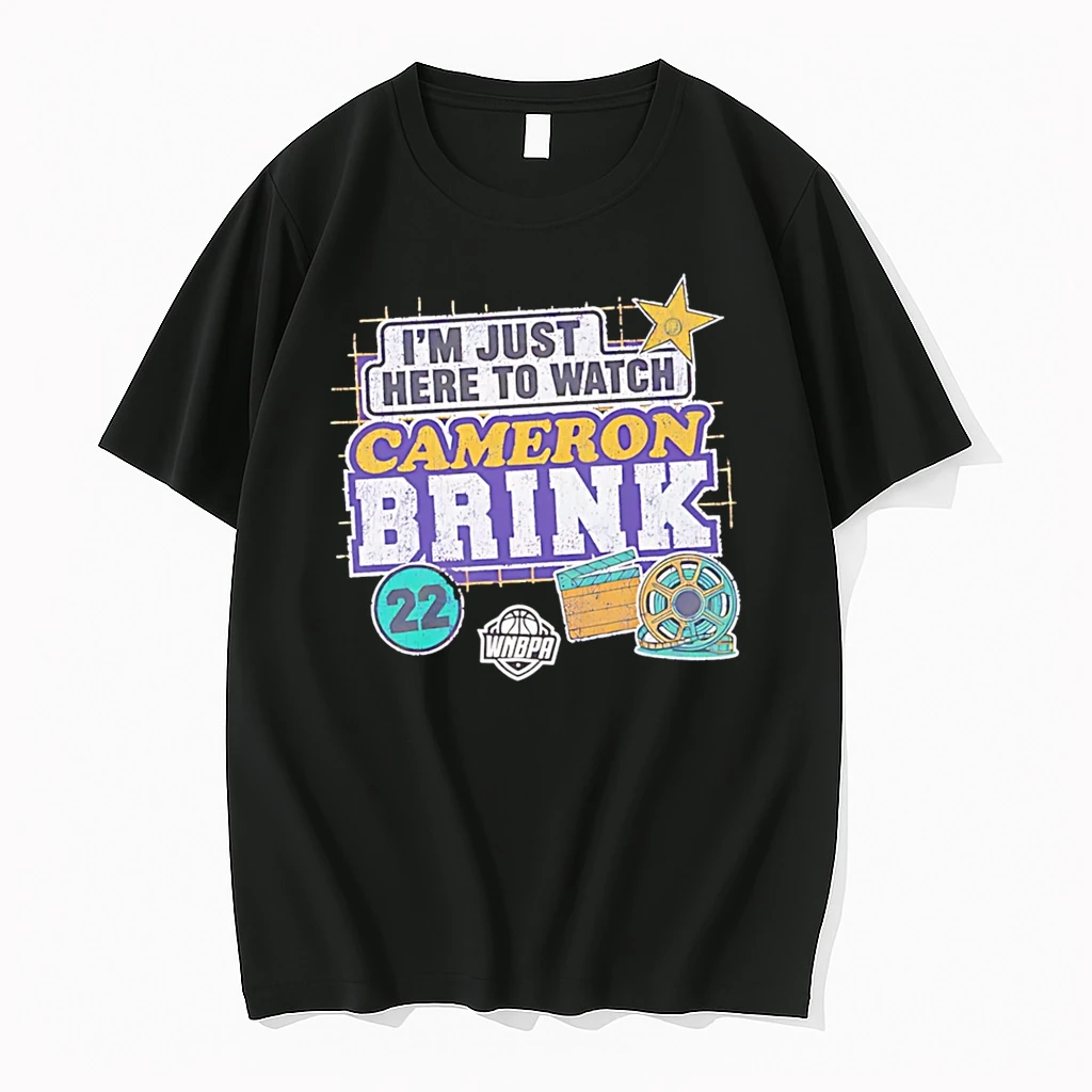 Officials Im Just Here To Watch Cameron Brink Los Angeles Sparks Wnba Tee Premium T Shirt Sweatshirt Hoodie