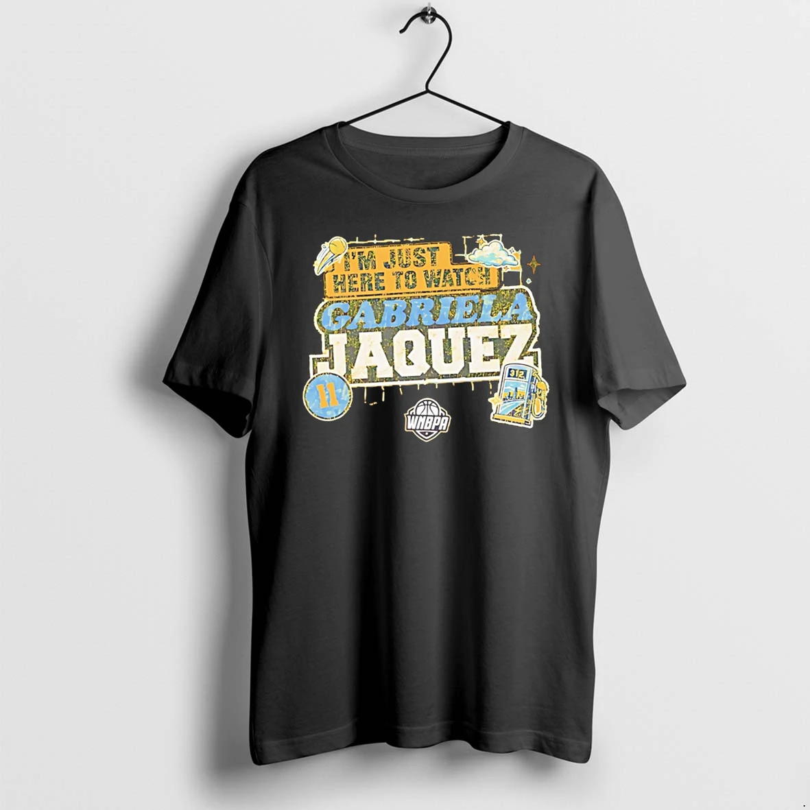 Officials Im Just Here To Watch Gabriela Jaquez Chicago Sky Wnba Tee Premium T Shirt Sweatshirt Hoodie