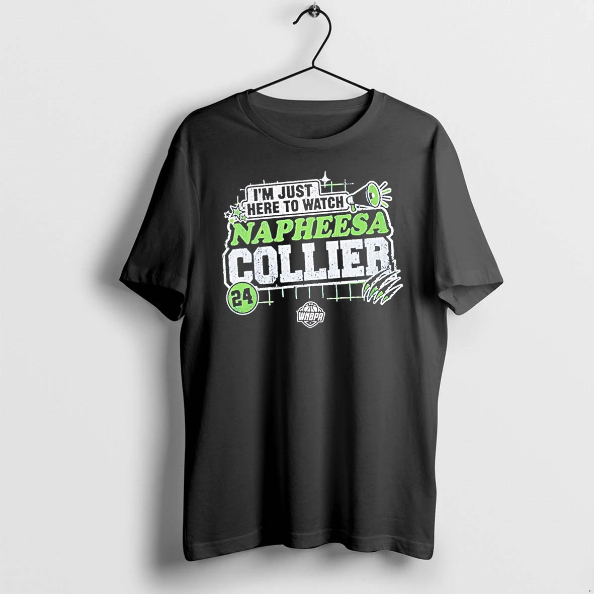 Officials Im Just Here To Watch Napheesa Collier Minnesota Lynx Wnba Tee Premium T Shirt Sweatshirt Hoodie
