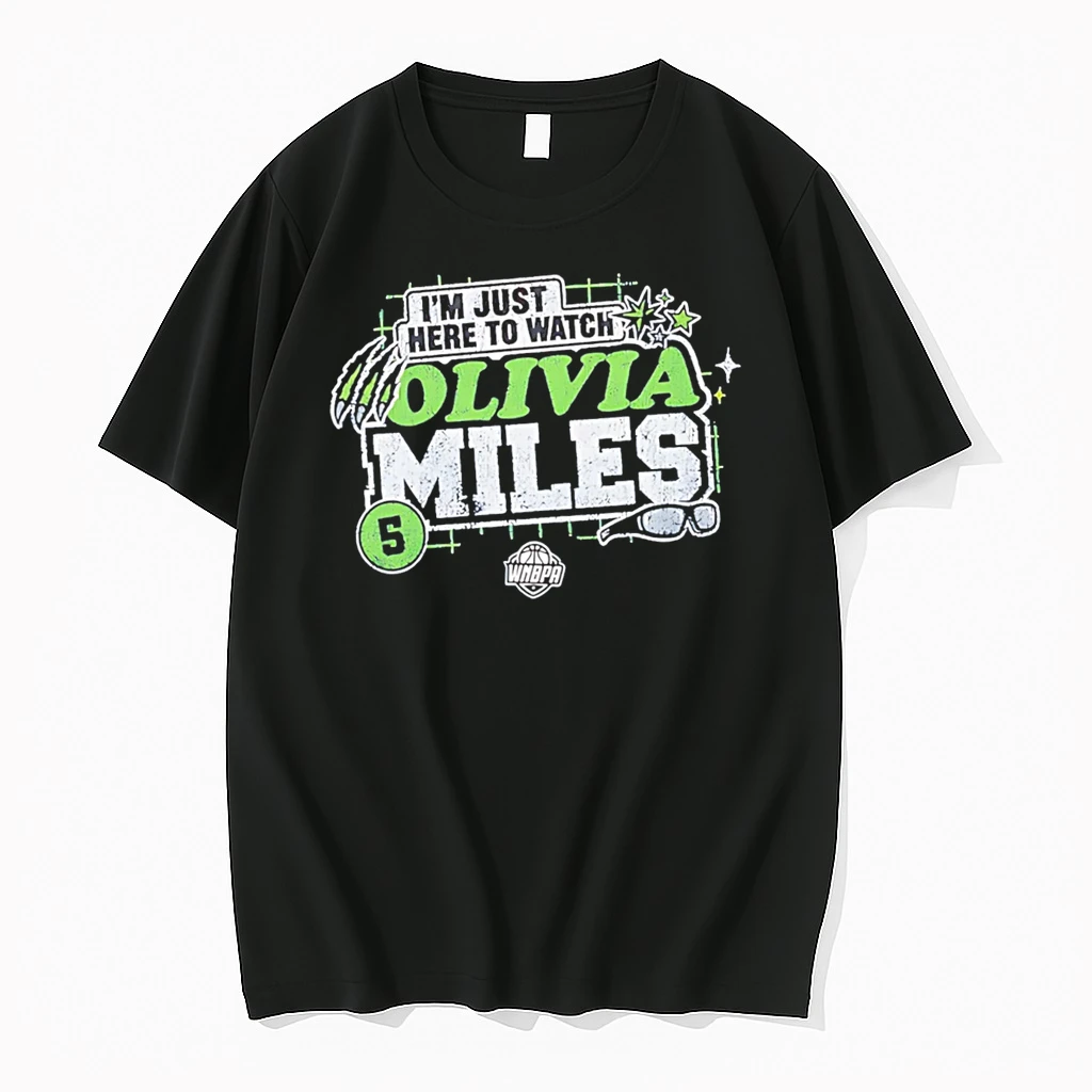 Officials Im Just Here To Watch Olivia Miles Minnesota Lynx Wnba Tee Premium T Shirt Sweatshirt Hoodie