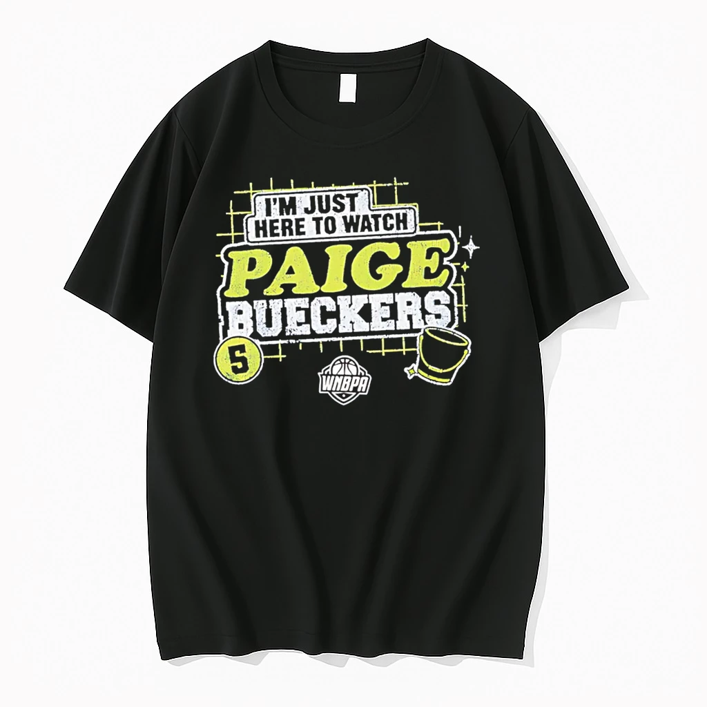 Officials Im Just Here To Watch Paige Bueckers Dallas Wings Wnba Tee Premium T Shirt Sweatshirt Hoodie