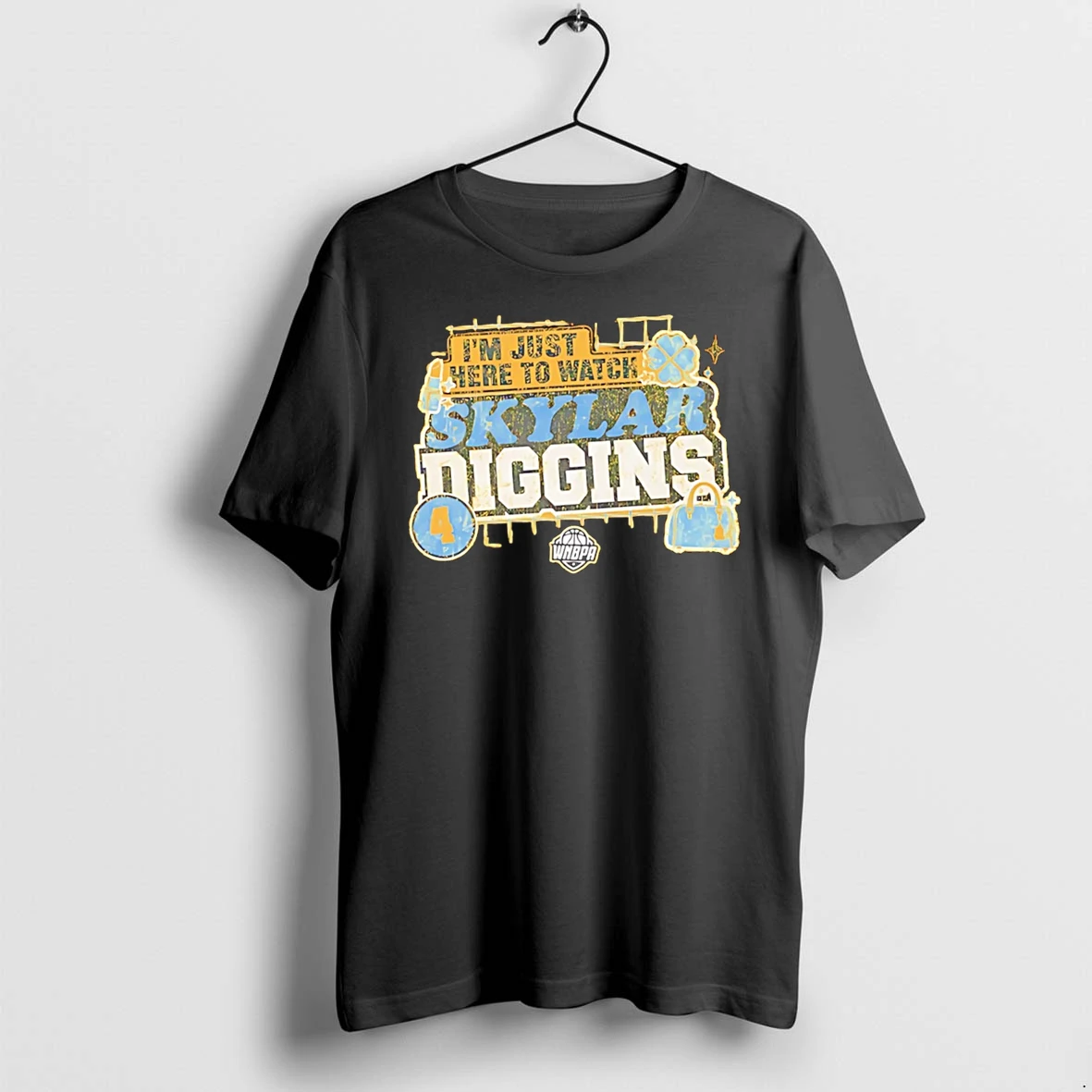 Officials Im Just Here To Watch Skylar Diggins Chicago Sky Wnba Tee Premium T Shirt Sweatshirt Hoodie