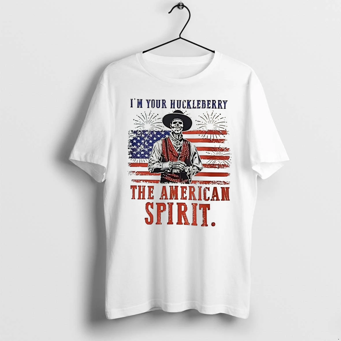 Officials Im Your Huckleberry The American Spirit American Flag Tee Premium T Shirt Sweatshirt Hoodie