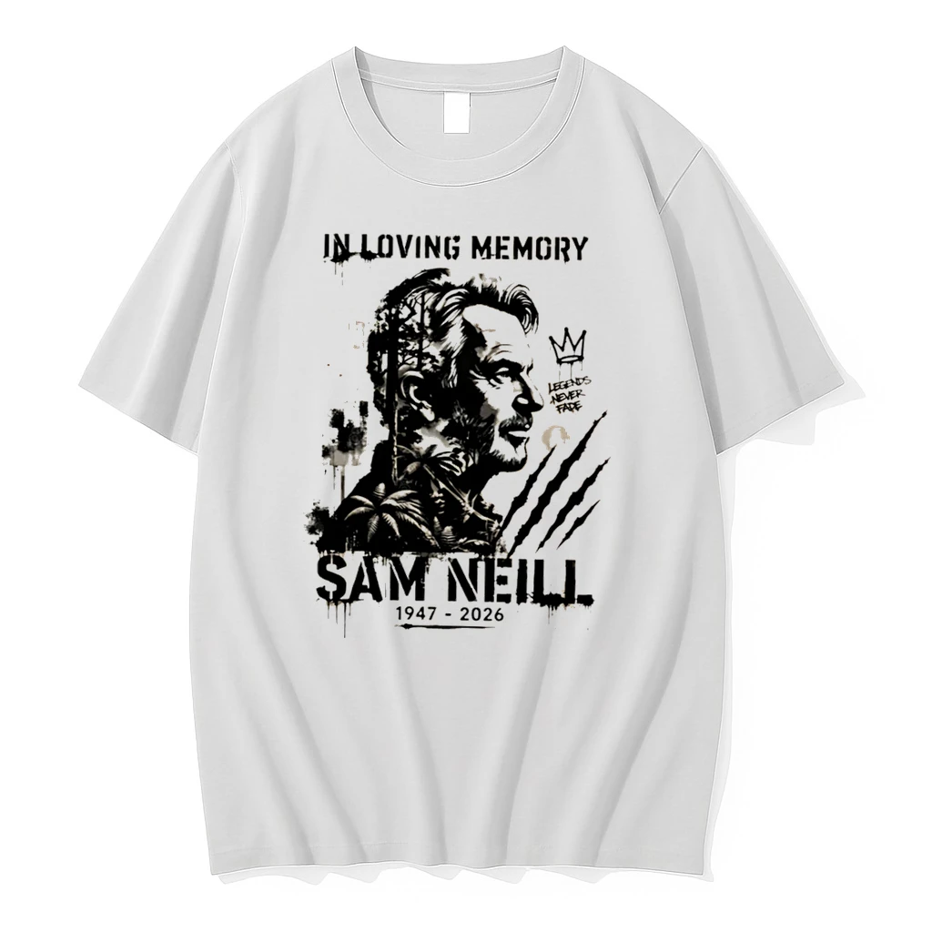 Officials In Loving Memory Sam Neill 1947 2026 Legends Never Fade Tee Premium T Shirt Sweatshirt Hoodie