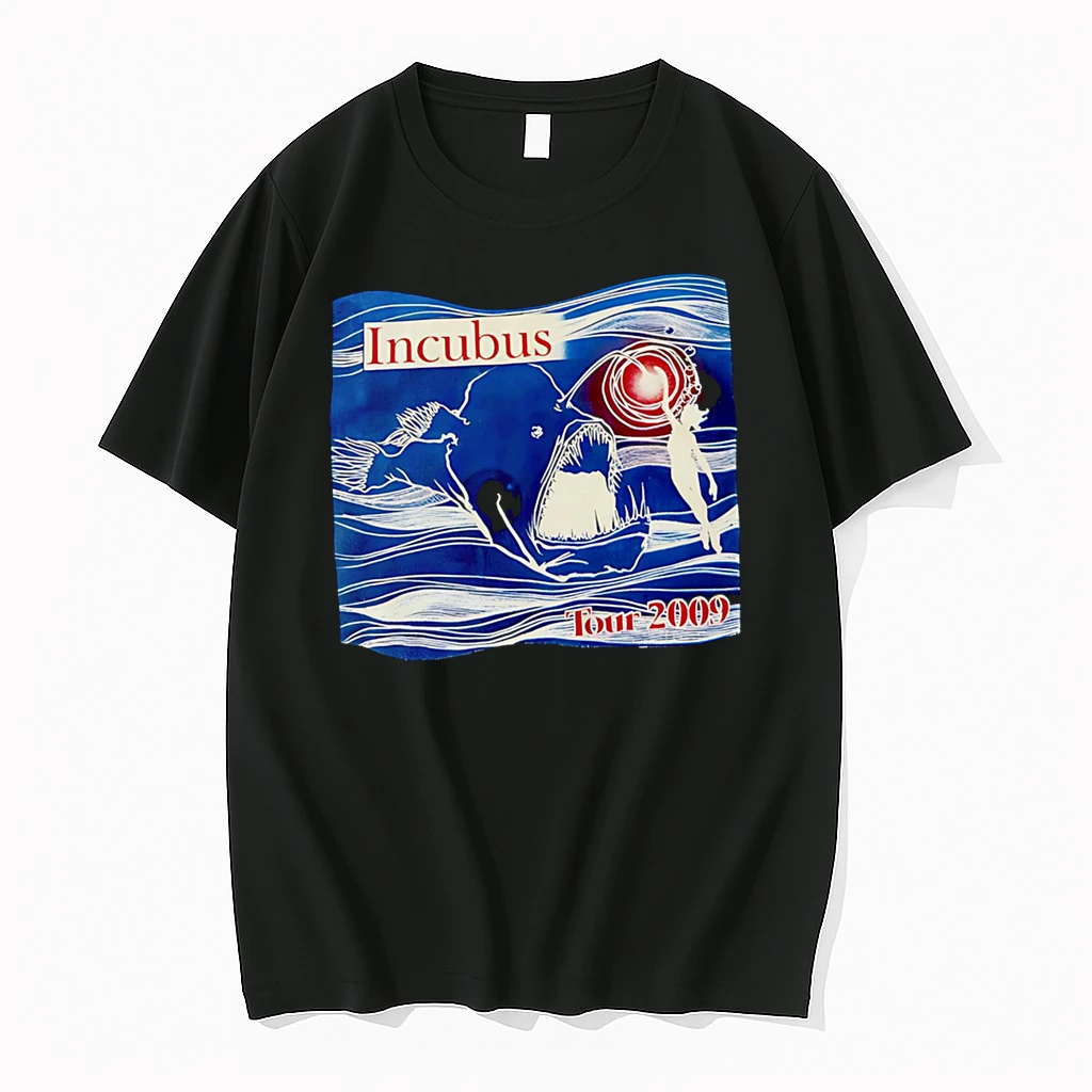 Officials Incubus Tour 2009 Anglerfish And Mermaid Premium T Shirt Sweatshirt Hoodie
