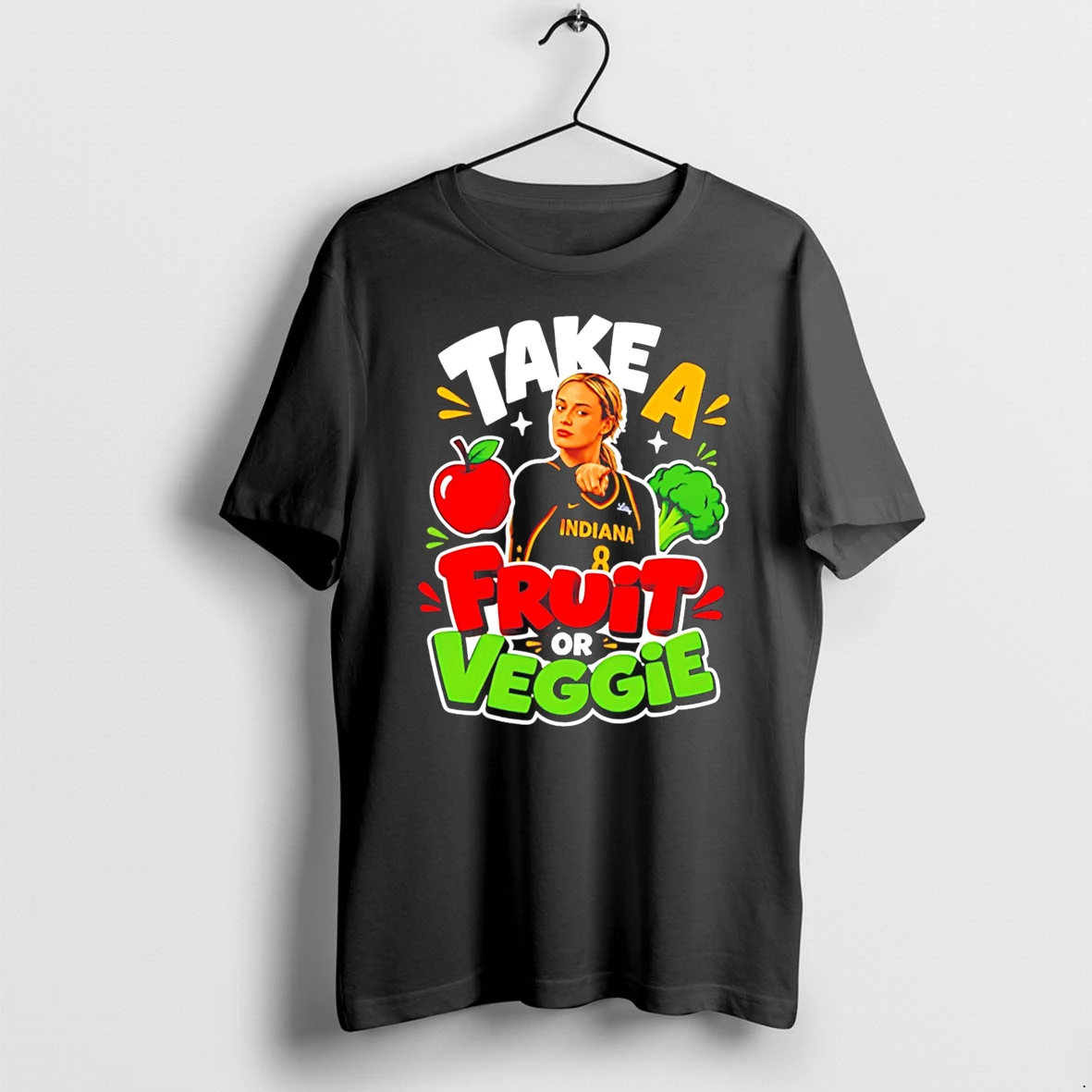 Officials Indiana Fever Sophie Cunningham Take A Fruit Or Veggie Tee Premium T Shirt Sweatshirt Hoodie