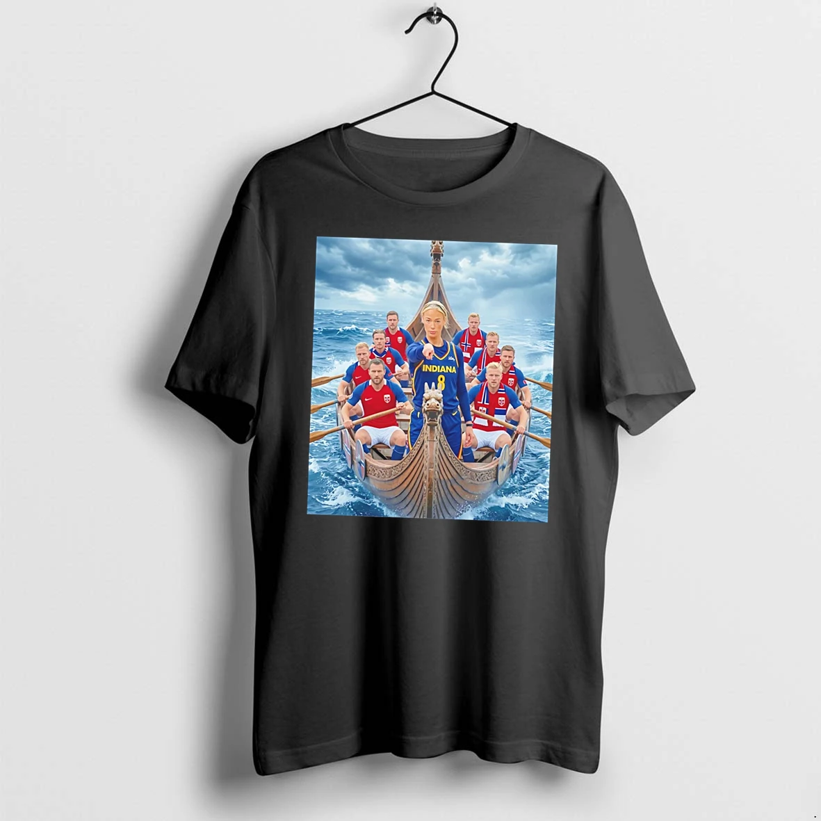 Officials Indiana Fever Sophie Cunningham X Norwegian Football Players Rowing Tee Premium T Shirt Sweatshirt Hoodie