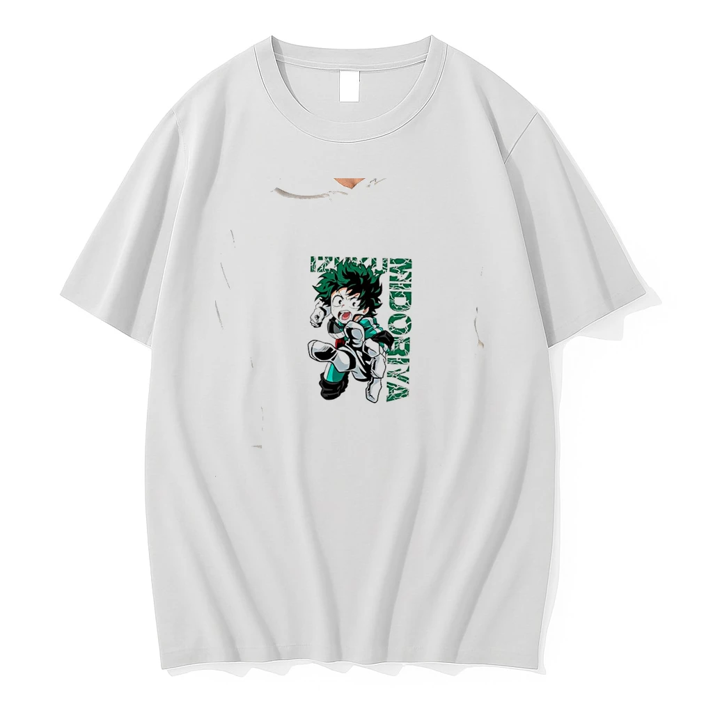 Officials Izuku Midoriya My Hero Academia Featuring The Main Character In Action Pose Premium T Shirt Sweatshirt Hoodie